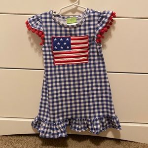 Classic whimsy toddler patriotic dress 3T